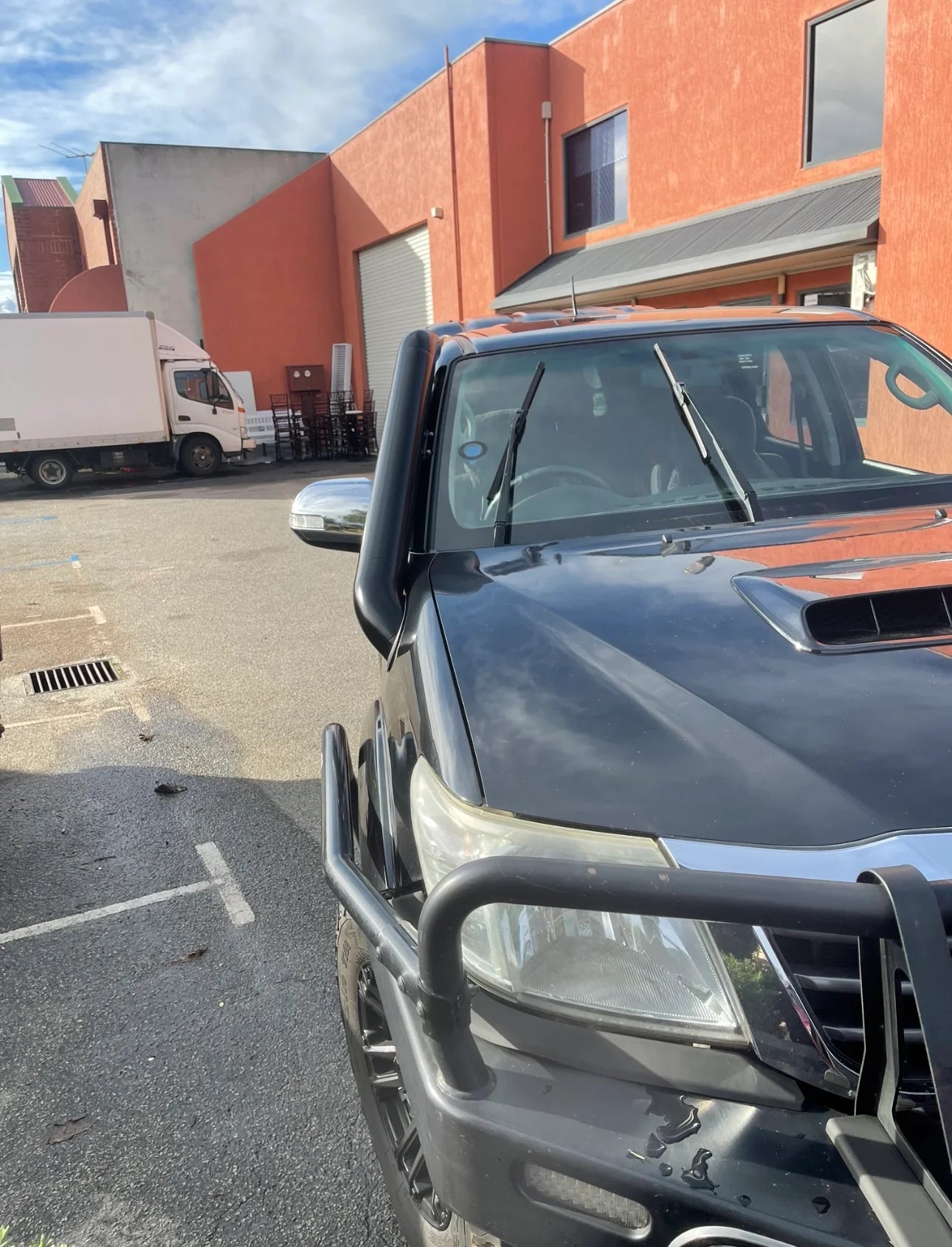 N70 Hilux 4" Short Entry Snorkel